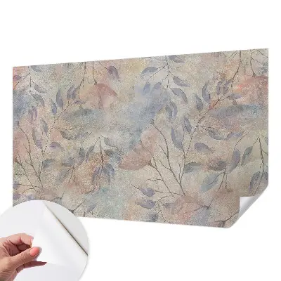 Papier peint photo imprimé sur tissu non tissé Feuilles abstraites