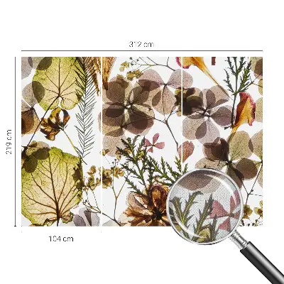 Papier peint photographique sur tissu non tissé Composition naturelle