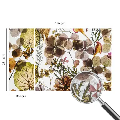 Papier peint photographique sur tissu non tissé Composition naturelle