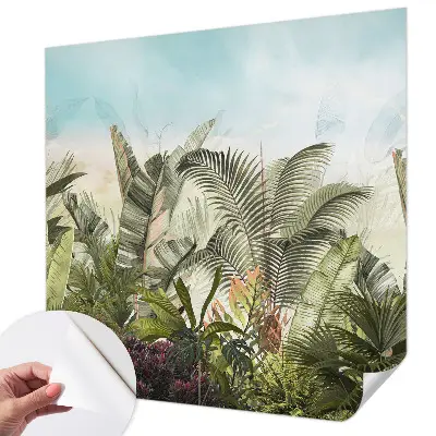 Papier peint intissé imprimé paradis tropical