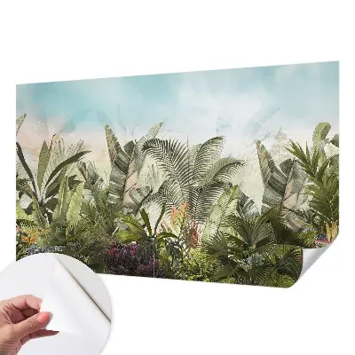 Papier peint intissé imprimé paradis tropical