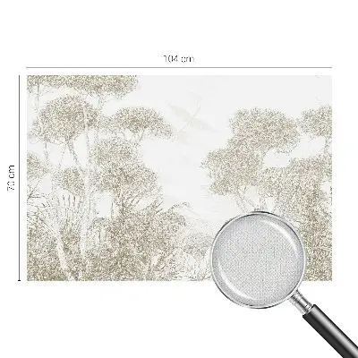 Papier peint photo grand format pour le mur végétation tropicale