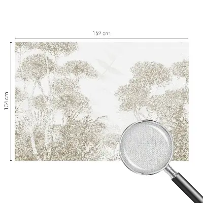 Papier peint photo grand format pour le mur végétation tropicale
