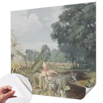 Papier peint photo imprimé sur tissu non tissé Paysage exotique
