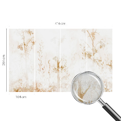 Papier peint panoramique pas cher Botanická elegancia