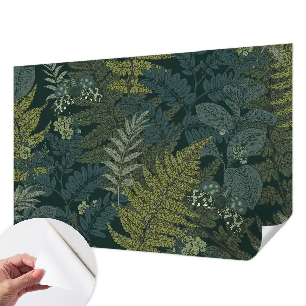 Papier peint photo sur tissu non tissé Élégance verte