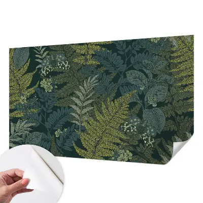 Papier peint photo sur tissu non tissé Élégance verte