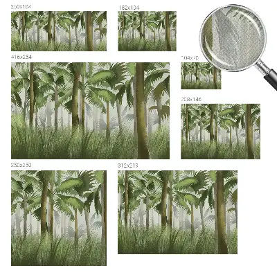 Papier peint intissé Forêt tropicale