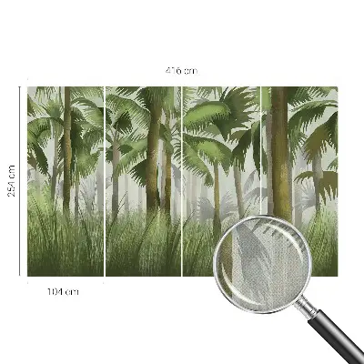 Papier peint intissé Forêt tropicale