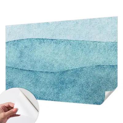 Papier peint photo grand format pour le mur Vagues bleues