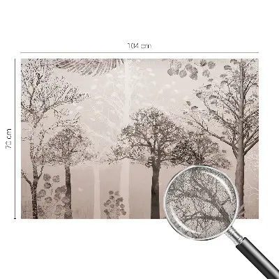 Papier peint photographique intissé Arbres délicats