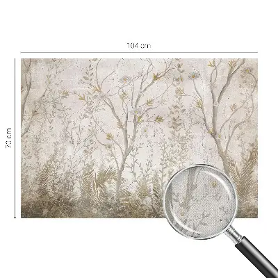 Papier peint photo imprimé sur tissu non tissé Un coin de forêt