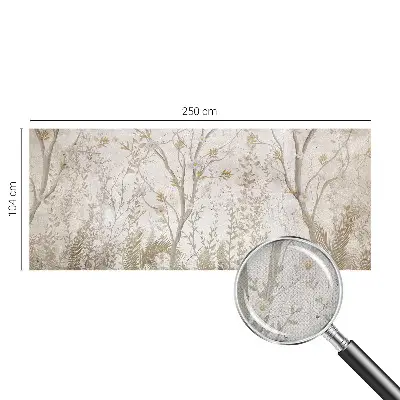 Papier peint photo imprimé sur tissu non tissé Un coin de forêt