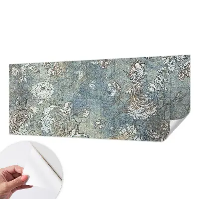 Papier peint intissé roses romantiques