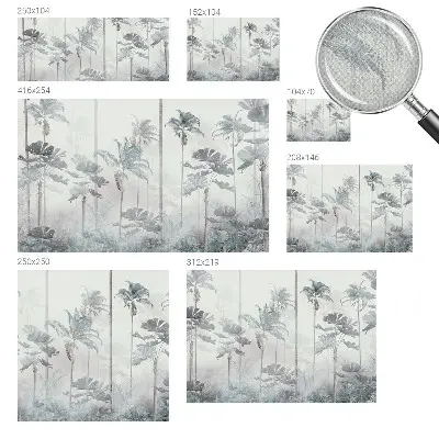 Papier peint photo grand format pour le mur paysage tropical