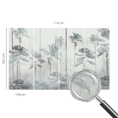 Papier peint photo grand format pour le mur paysage tropical