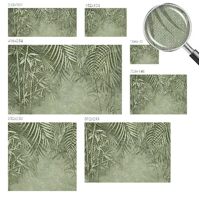 Papier peint photographique intissé Paradis de bambou