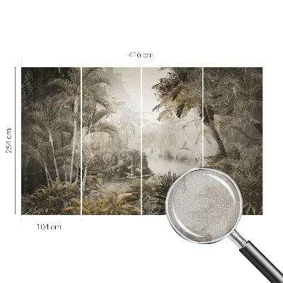 Papier peint photographique sur tissu non tissé Forêt tropicale