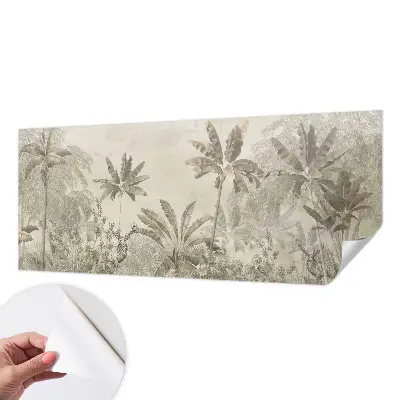 Papier peint photo imprimé sur tissu non tissé jungle tropicale