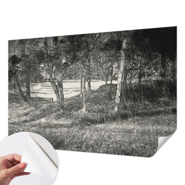 Papier peint panoramique adhésif Pokojná krajina