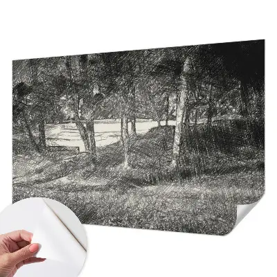 Papier peint photo grand format pour le mur Un paysage paisible