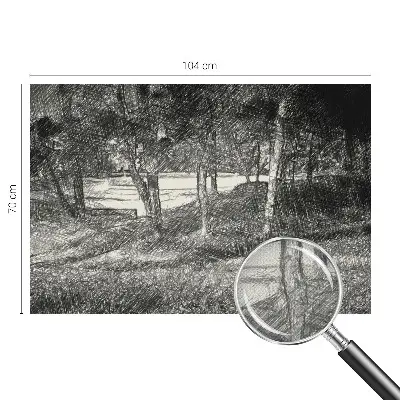 Papier peint photo grand format pour le mur Un paysage paisible