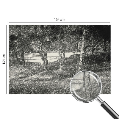 Papier peint panoramique adhésif Pokojná krajina