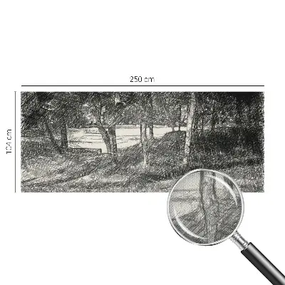 Papier peint photo grand format pour le mur Un paysage paisible