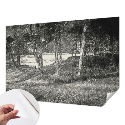Papier peint panoramique adhésif Pokojná krajina
