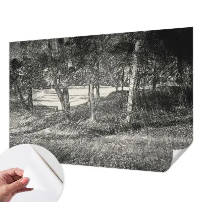 Papier peint photo grand format pour le mur Un paysage paisible