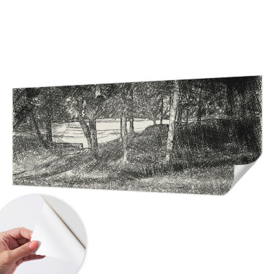 Papier peint panoramique adhésif Pokojná krajina