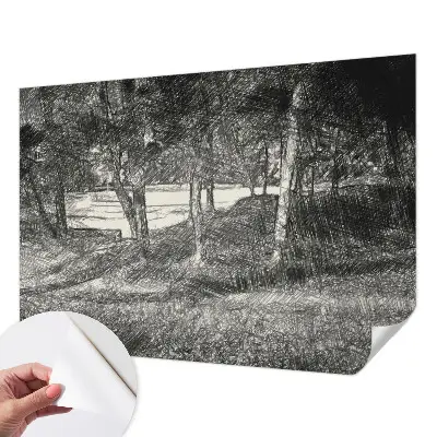 Papier peint photo grand format pour le mur Un paysage paisible