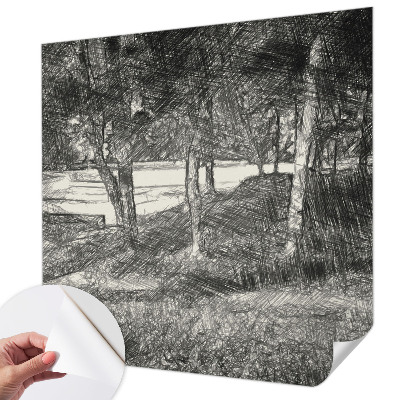 Papier peint panoramique adhésif Pokojná krajina