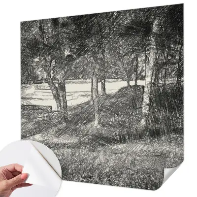 Papier peint photo grand format pour le mur Un paysage paisible