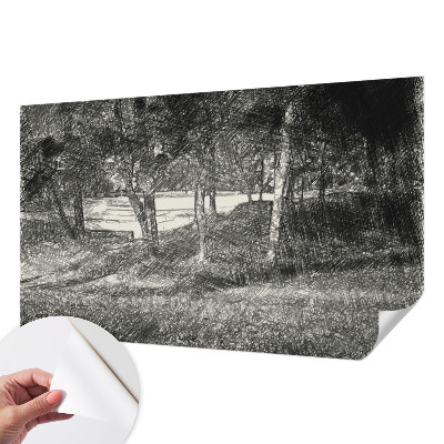 Papier peint panoramique adhésif Pokojná krajina