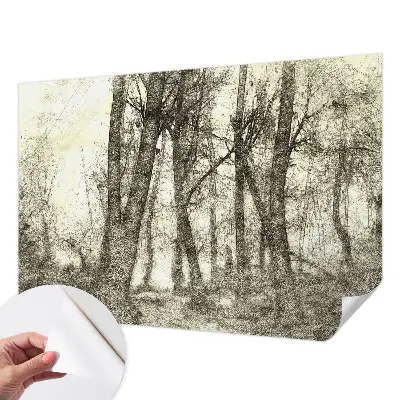 Papier peint photographique intissé Mélancolie de la forêt