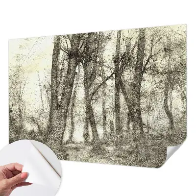 Papier peint photographique intissé Mélancolie de la forêt