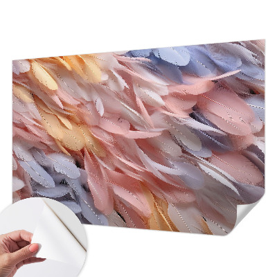 Papier peint chambre ado Pastelové pierka