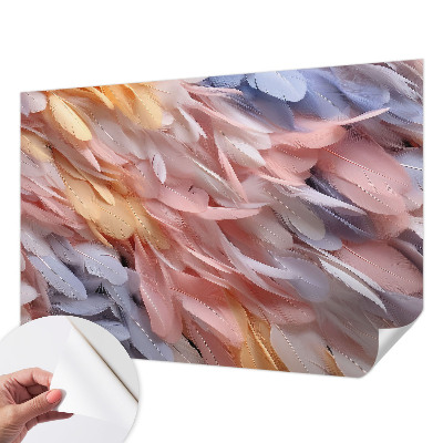 Papier peint chambre ado Pastelové pierka