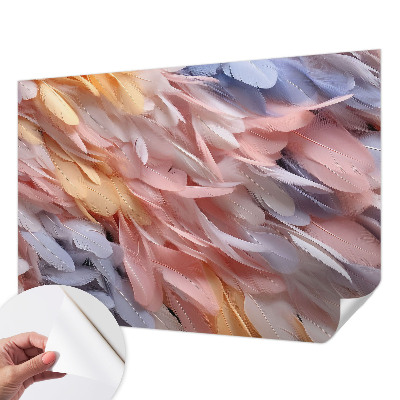 Papier peint chambre ado Pastelové pierka