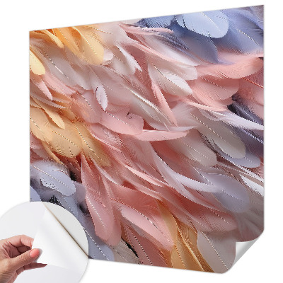 Papier peint chambre ado Pastelové pierka