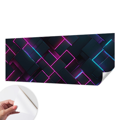 Papier peint chambre garçon Neónová geometria