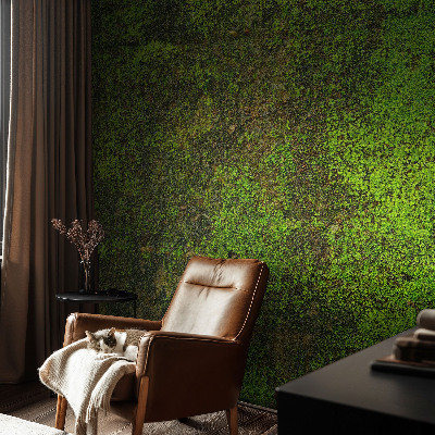 Papier peint tête de lit chambre adulte Zelený koberec