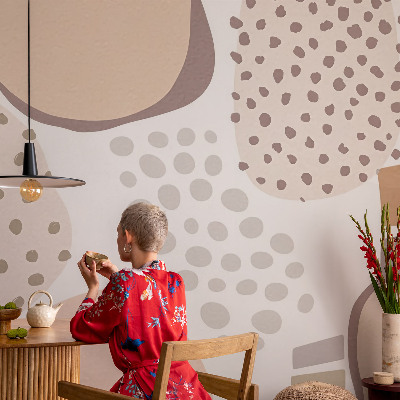 Papier peint tendance chambre adulte Jemné bodky