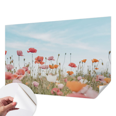 Papier peint panoramique pas cher Makové kvety