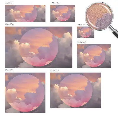 Papier peint intissé nuages ​​éthérés