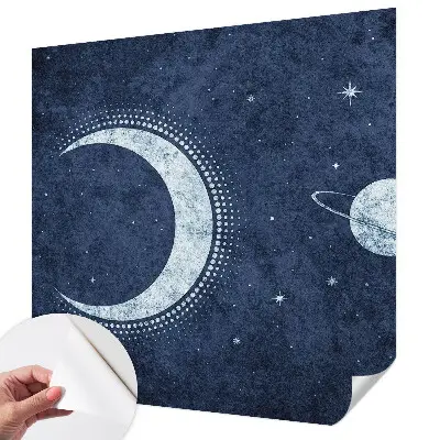 Papier peint photo sur tissu non tissé motif étoile