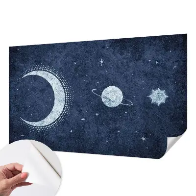 Papier peint photo sur tissu non tissé motif étoile