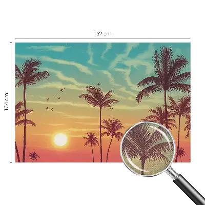 Papier peint photographique sur tissu non tissé paysage tropical