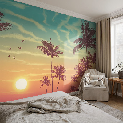 Papier peint chambre ado Tropická krajina